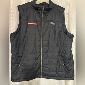 LL Bean Men’s black zip up puffer vest. Size XXL